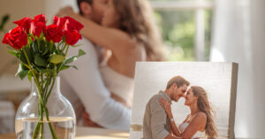 Valentin-napi vászonkép: örök emlék a párodnak